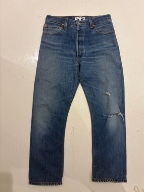 Re/Done dark denim - straight leg